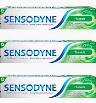 Ingrijire personala & Cosmetice - Set 3X Pasta de dinti Sensodyne Fluoride, 100 ml