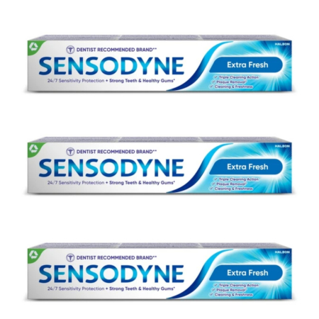Ingrijire personala & Cosmetice - Set 3X Sensodyne pasta de dinti extra fresh, 75 ml