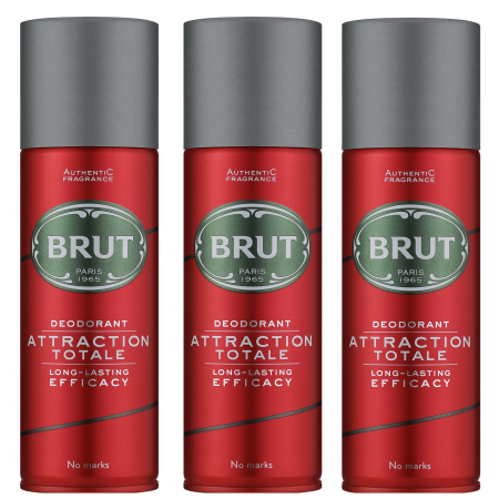 Parfumuri barbati - Set 3X Spray de Corp Brut Attraction Totale Manhattan, 200m