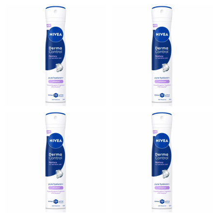 Ingrijire corp - SET 4X Antiperspirant spray NIVEA Derma Control Restore, 250ml - Nivea