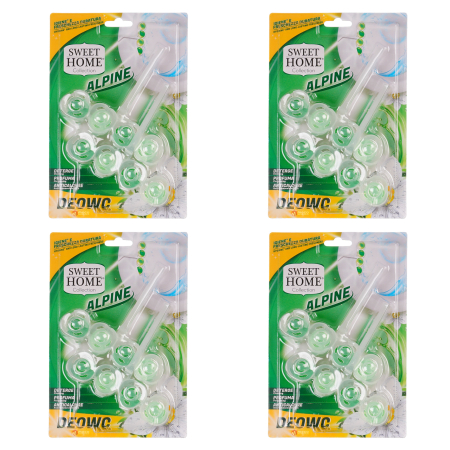 Casa - SET 4X Odorizant wc Sweet Home 2x50g Alpine