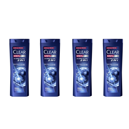 Ingrijire personala & Cosmetice - SET 4X Sampon Clear Men Classic 2 in 1, 360 ml