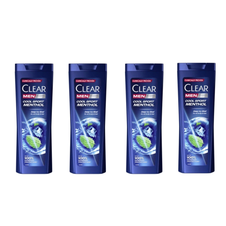 Ingrijire personala & Cosmetice - SET 4X Sampon Clear Men Cool Sport Menthol 360 ml