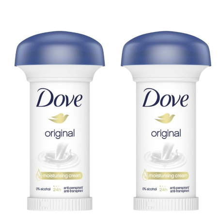 Deodorante si antiperspirante - Set 2 x Deodorant Stick Crema Ciuperca Dove Original 50ml