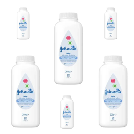 Parfumuri si deodorante copii - Set 6 X Pudra de talc Johnson's Baby, 200 gr
