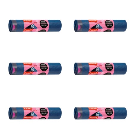 Casa - Set 6 X Saci menajeri cu snur Paclan Premium Strong 60l 63cmx78cm 10buc