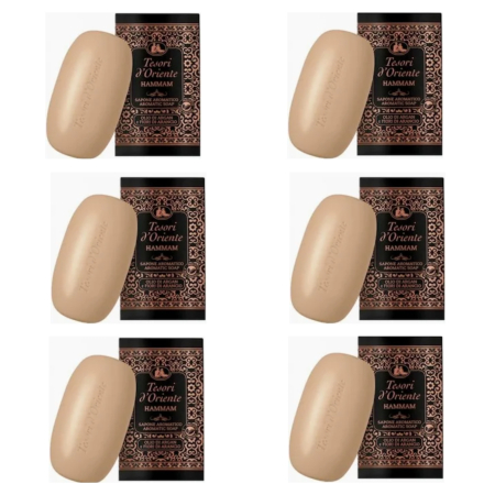 Sapunuri - Set 6 X Sapun Solid Tesori d'Oriente Hammam , 125gr