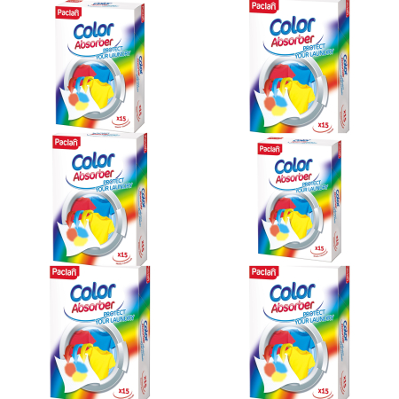 Intretinere textile - Set 6 X Servetele captatoare de culoare Paclan, 15 buc