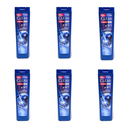 Ingrijire par - SET 6X CLEAR SAMPON 225 ML MEN 2IN1