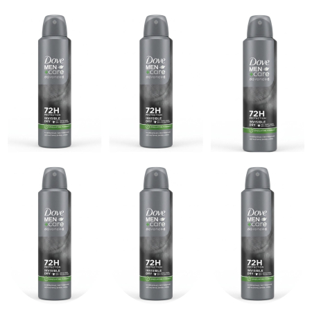 Ingrijire personala & Cosmetice - SET 6X Deodorant Dove 200 ml Advanced Men Invisible Dry 72H