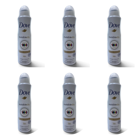 Deodorante si antiperspirante - SET 6X Deodorant Dove Invisible Dry 150 ml