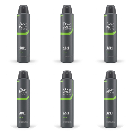 Deodorante si antiperspirante - SET 6X Deodorant Dove Men +Care Fresh 200 ml