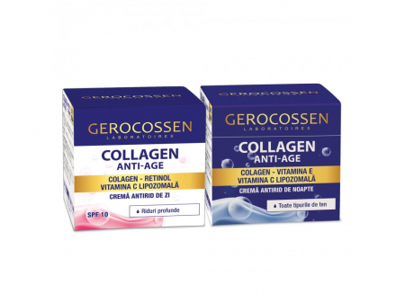 Creme de fata - Set Gerocossen Collagen Anti-Age antirid:Crema antirid zi+Crema antirid noapte