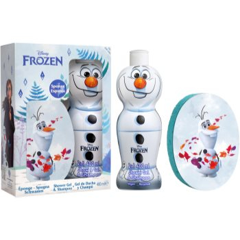 Igiena si ingrijire - Set pentru copii Disney Frozen Olaf ( spumant&sampon 400 ml + burete baie)