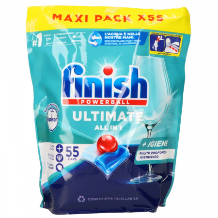Tablete pentru vase - Tablete Finish Ultimate All in1 + Igiene