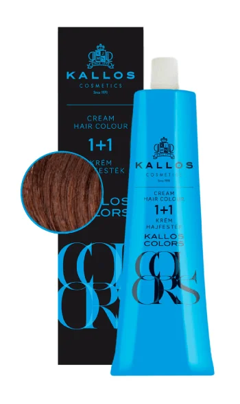 Vopsea de par si oxidant - Vopsea de par Kallos Colors 6R, Blond Cupru, 60 ml