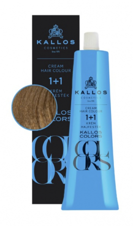 Vopsea de par si oxidant - Vopsea de par Kallos Colors 8C, Blond Cenusiu Deschis, 60 ml