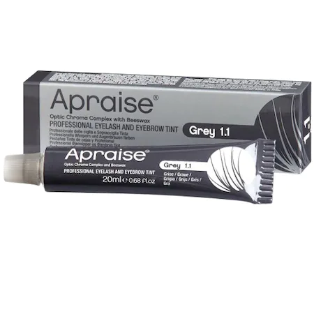 Vopsea de par si oxidant - Vopsea pentru gene si sprancene, Apraise, A490, 20 ml, Grafit