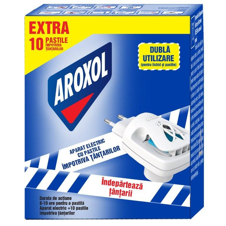 Aparat Aroxol electric cu 10 pastile