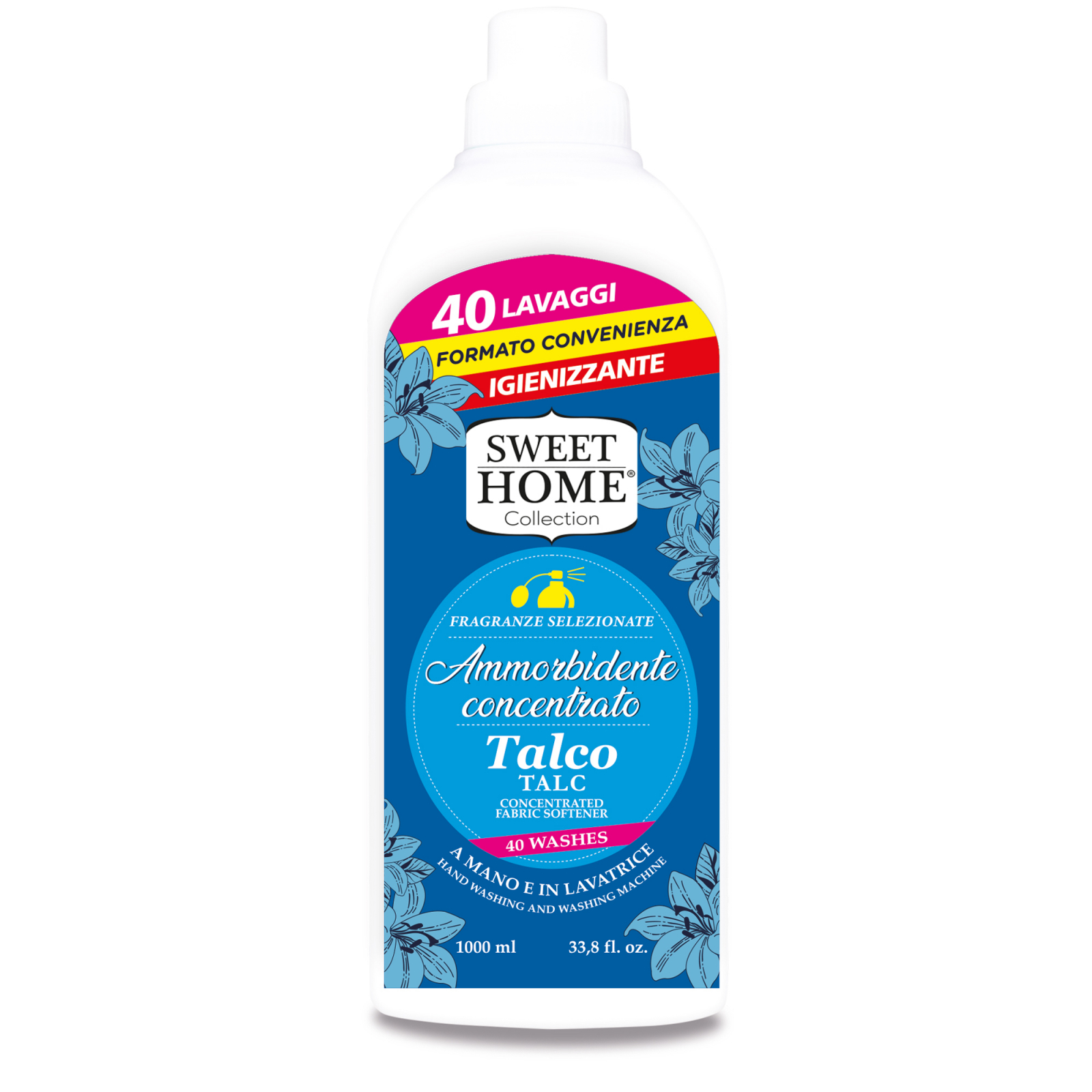 Balsam de rufe concentrat Sweet Home 40 de spalari, 1000 ML TALC