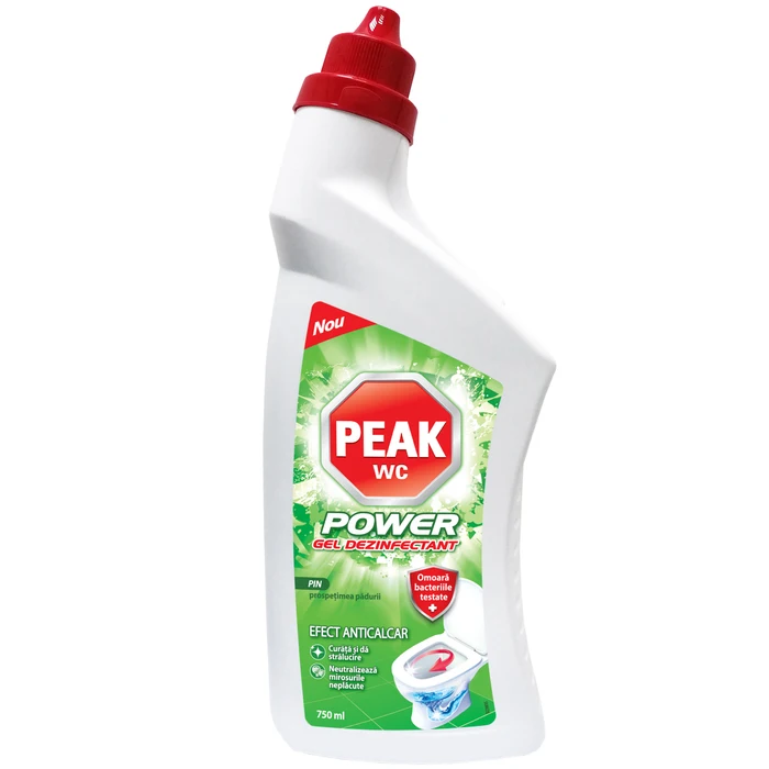 Dezinfectant pentru toaleta Peak, 750 ml pin