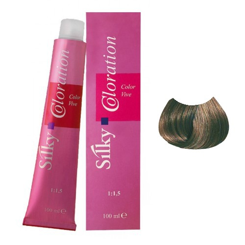 Vopsea de păr profesională 5.0 Silky, Șaten deschis intens,100 ml