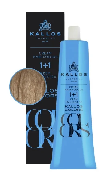Vopsea de par Kallos Colors 8F, Blond Luminos Nisip, 60 ml