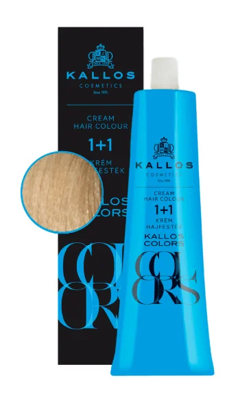 Vopsea de par Kallos Colors 9F, Blond Luminos Insorit, 60 ml