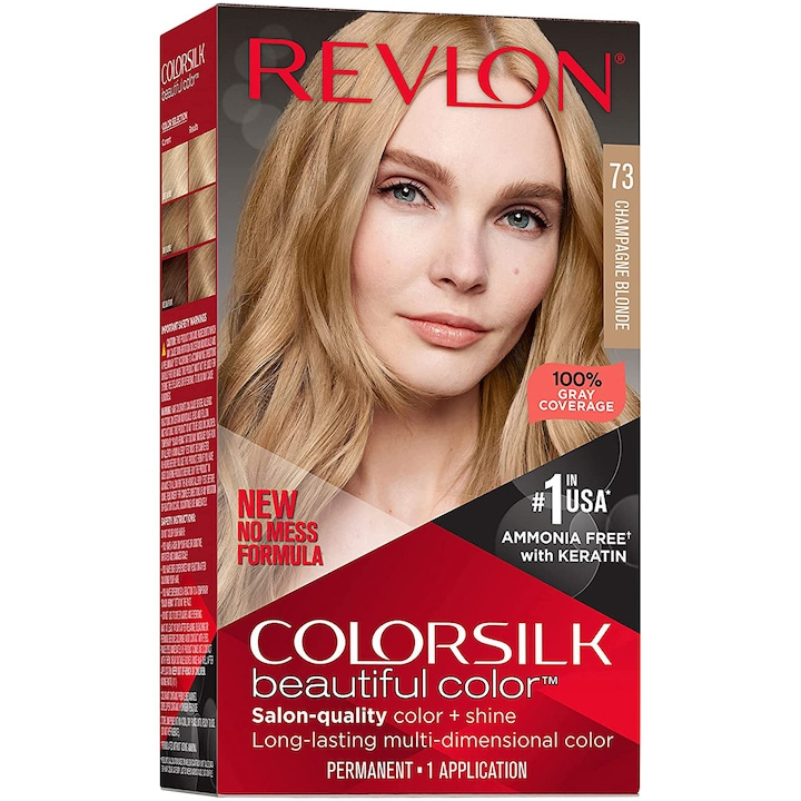 Vopsea de par Revlon Colorsilk fara amoniac 73 BLOND SAMPANIE