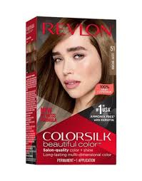 Vopsea de par Revlon Colorsilk fara amoniac 51 LIGHT BROWN