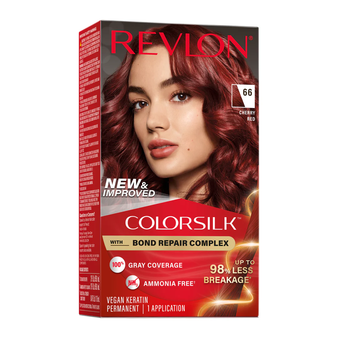 Vopsea de par Revlon Colorsilk fara amoniac , Cherry Red (066)