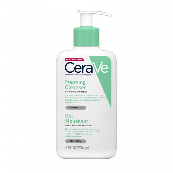 Gel de curățare spumant, piele normal-grasă 236 ml CeraVe [1]