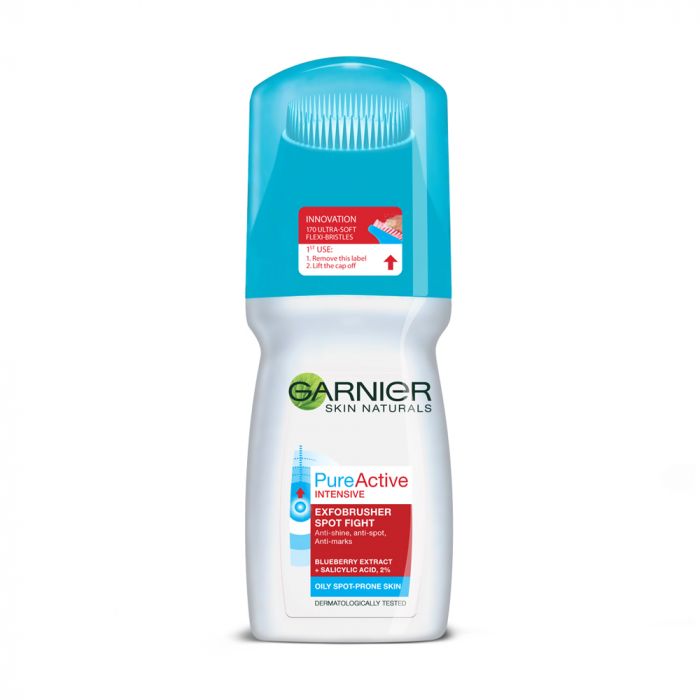 Exfobrusher Pure Active produs pentru curatarea tenului,Skin Naturals 150 ml [1]