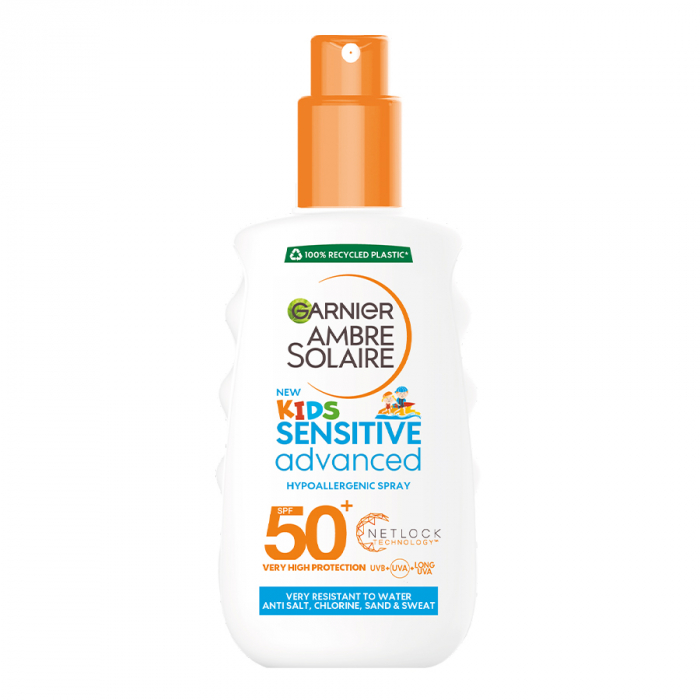 Spray pentru copii pentru piele sensibila cu SPF50+ Ambre Solaire Sensitive Advanced, 200 ml [1]