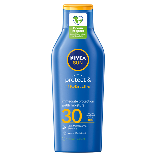 Loțiune de protecție solară și hidratare Protect & Moisture, Nivea sun , cu SPF 30 - 400 ml [1]