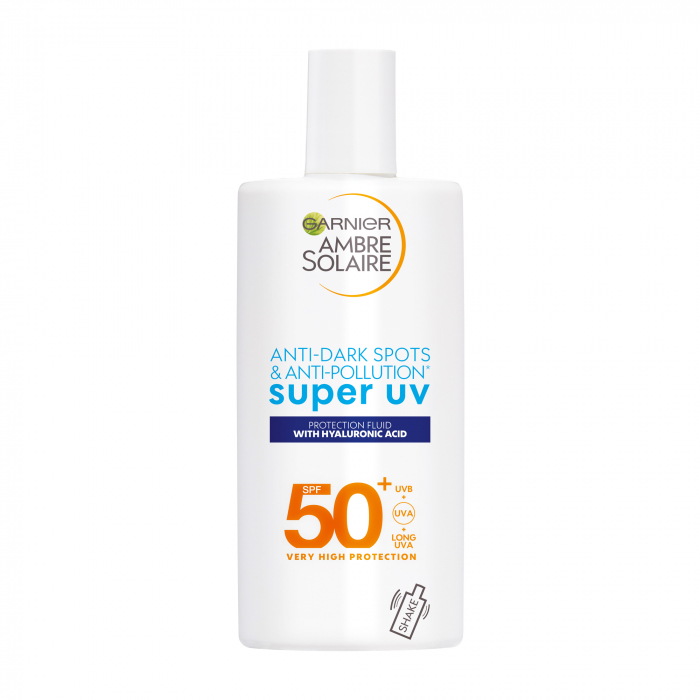 Crema de fata cu protectie solara SPF 50+ Ambre Solaire Sensitive Advanced  anti-poluare, 40 ml [1]