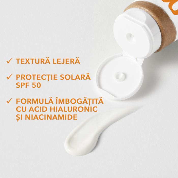 Crema de fata cu protectie solara SPF 50 cu efect antirid, 50 ml Ambre Solaire [4]