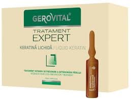 Fiole keratina lichida Gerovital Tratament Expert, 10 buc x 10 ml [1]