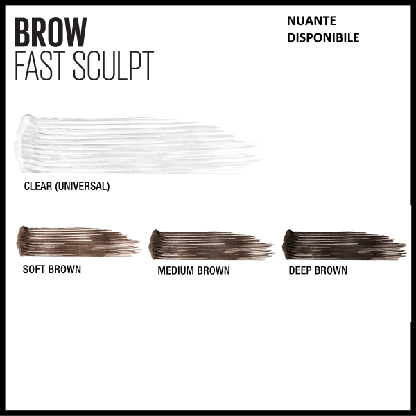Mascara gel pentru sprancene  Brow Fast Sculpt 06, Deep Brown, 2.8ml [6]