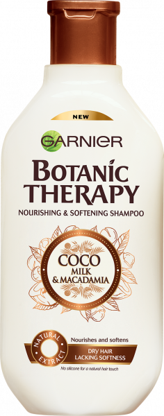 Sampon pentru par uscat lipsit de suplete Garnier Botanic Therapy COCO MILK & MACADAMIA 250 ML [1]