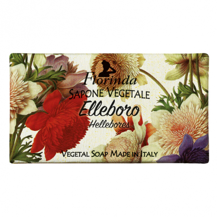Sapun vegetal cu flori de Elleboro Florinda, 100 g La Dispensa [1]