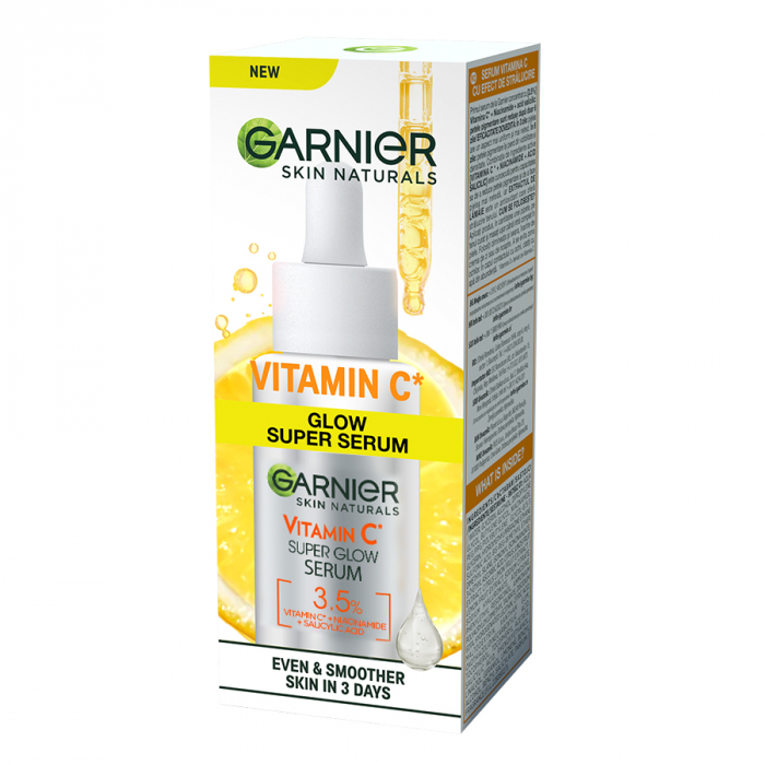 Serum cu Vitamina C Garnier Skin Naturals cu efect de stralucire, 30 ml [3]