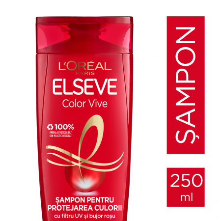 Sampon pentru par colorat, Elseve Color Vive, 250 ml [1]