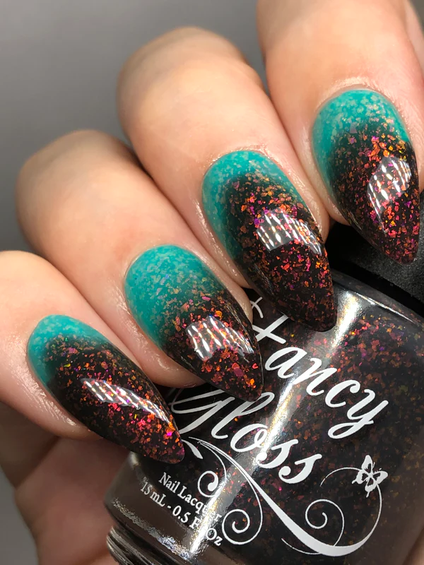 Lac de unghii Fancy Gloss Darkest Mermaid 2.0, 15 ml [2]