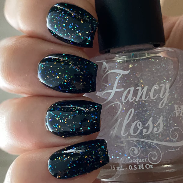 Lac de unghii Fancy Gloss Iridescent Shreds Topper, 15 ml [4]