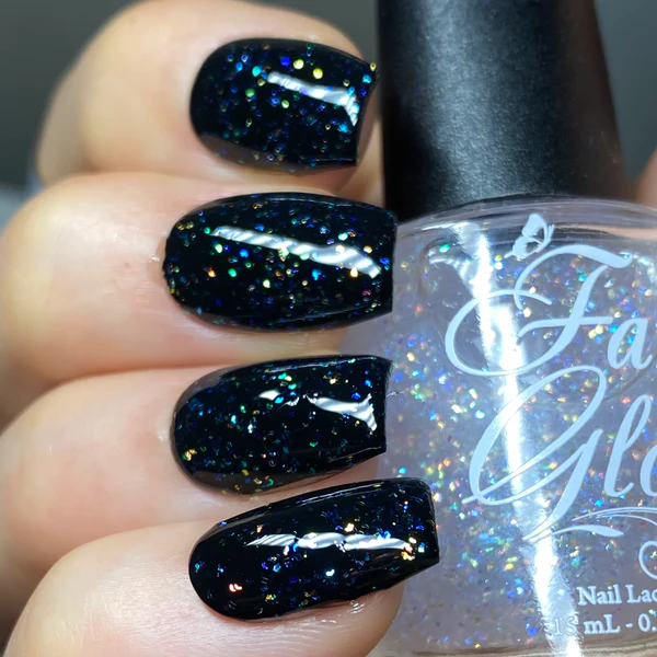 Lac de unghii Fancy Gloss Iridescent Shreds Topper, 15 ml [2]