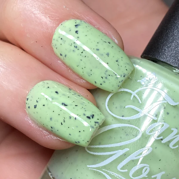 Lac de unghii Fancy Gloss Green Speckled Egg, 15 ml [3]