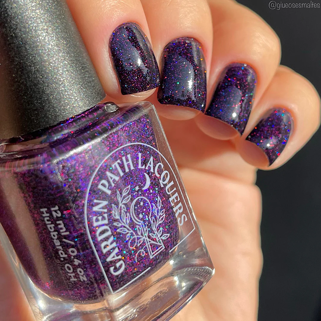 Lac de unghii Garden Path Lacquers Glitter On the Wet Streets, 12 ml [4]