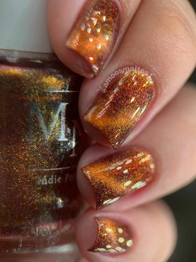 Lac de unghii M&N Indie Polish Monarch Butterfly, 10 ml [3]