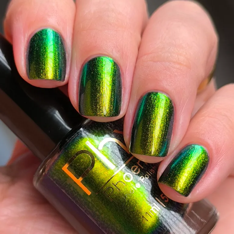 Lac de unghii Phoenix Indie Green Breasted Mango, 15 ml [3]